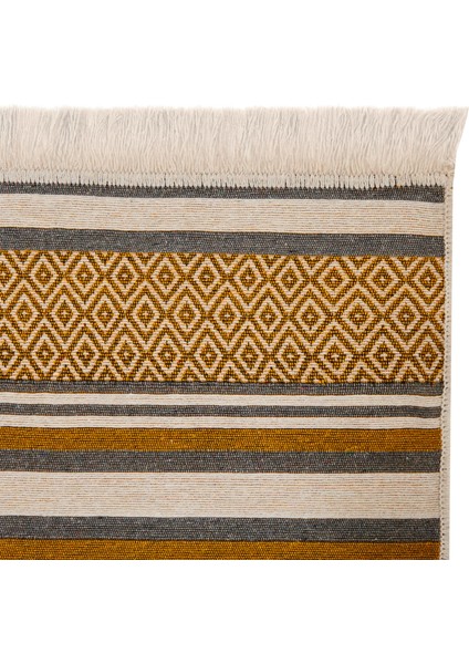 Cotton Çift Taraflı Yıkanabilir Pamuk Kilim - 120X180 cm