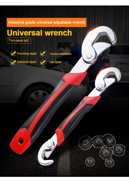 Tesisatçı Çok Fonksiyonlu Wrench Snap Grip 8-32MM Akıllı Anahtar
