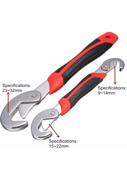 Tesisatçı Çok Fonksiyonlu Wrench Snap Grip 8-32MM Akıllı Anahtar