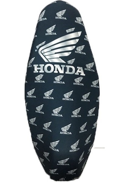 Honda Cb 125 E Koltuk Kılıfı Beyaz Logo