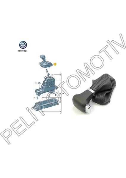 Golf 5 (2004-2009) Otomatik Vites Kolu ve Körüğü 1K1713203AA fiyatları