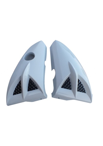 Yamaha YBR 125 Depo Yan Plasiği Beyaz