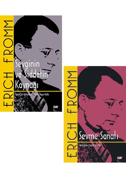 2 Kitap Set / Sevginin ve Şiddetin Kaynağı - Sevme Sanatı - Erich Fromm