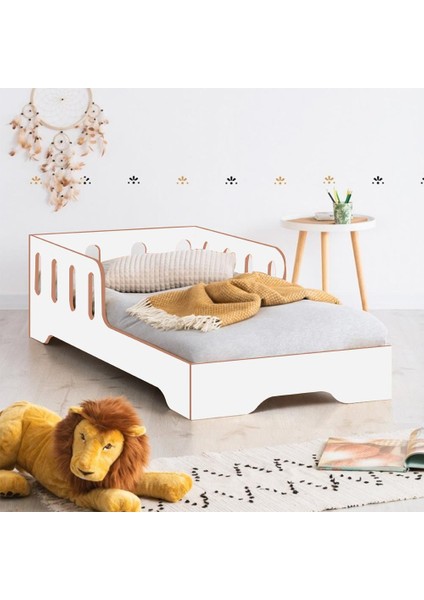 Mdf Montessori Karyola Bebek ve Çocuk Yatağı Romantic