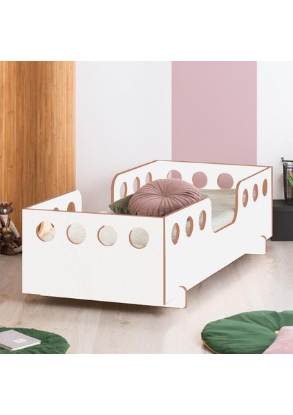 Flower Montessori Yatak Mdf Karyola