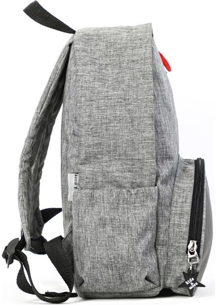 Byc Dino Deri Detaylı Erkek Çocuk Sırt Çantası Gri indirimleri