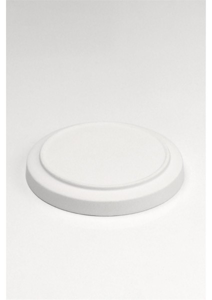 Dik Kenarlı (Step) Tabak 24 cm | Seramik Bisküvi (Ham Ürün) modelleri