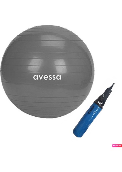 Bpt-65 65 cm Dura-Strong Yoga Pilates Topu Denge Egzersiz Topu + Pompa