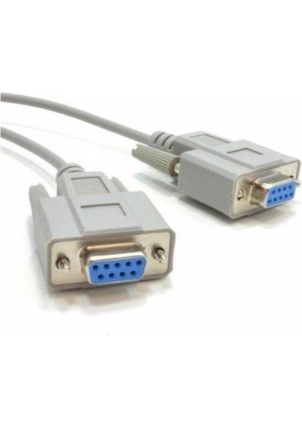 5 Metre Dişi Dişi RS232 Kablo 5 Metre Dişi Dişi Com Kablo