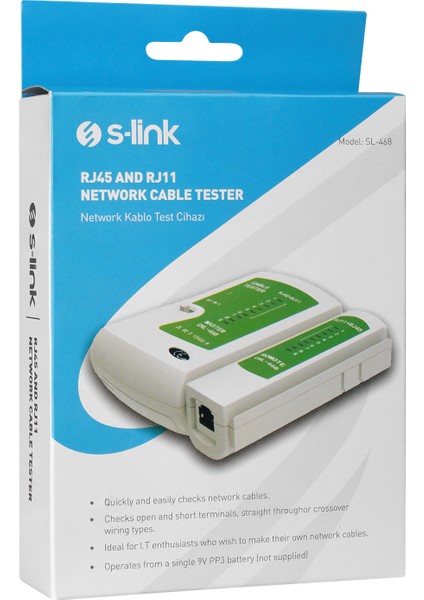 Sl-468 Rj-45,Rj-11 Lüks Kablo Test