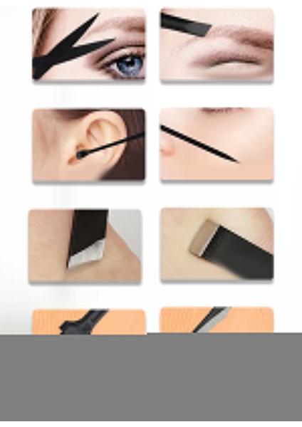 Kahverengi Deri Çantalı 16 Parça Manikür Seti