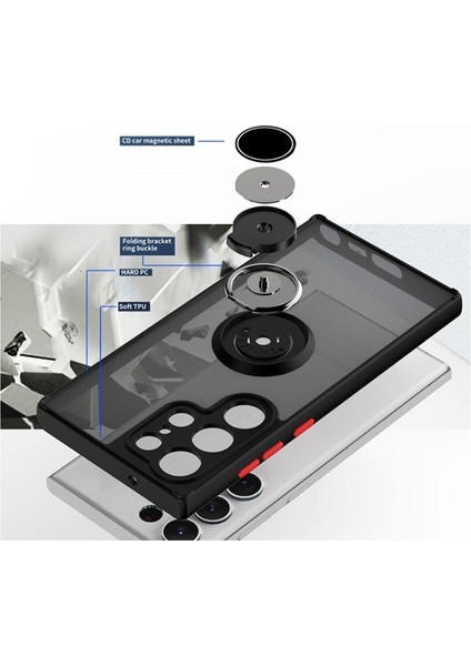 Samsung Galaxy S23 Plus Kılıf Montreal Yüzüklü Standlı fiyatları