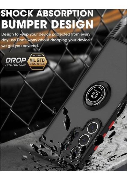 Samsung Galaxy S23 Plus Kılıf Montreal Yüzüklü Standlı modelleri