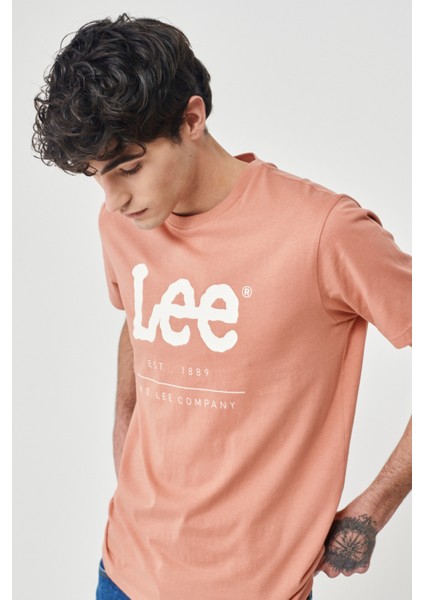 Lee Regular Fit Normal Kesim %100 Pamuk Bisiklet Yaka Tişört modelleri