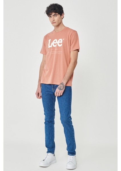 Lee Regular Fit Normal Kesim %100 Pamuk Bisiklet Yaka Tişört indirimleri
