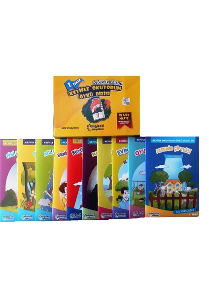 1.sınıf Değerler Eğitimi 10 Kitap+Enda Kitap Okuyor 10 Kitap Öykü Setleri (2 Set 20 Kitap)