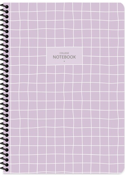 A4 Çizgili Defter College - Lila