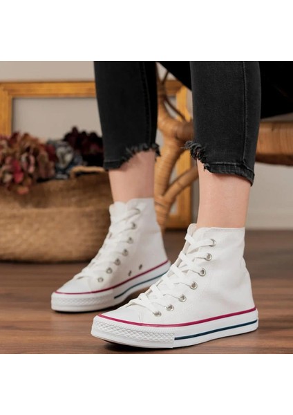 Unisex Sneaker Spor Ayakkabı Beyaz