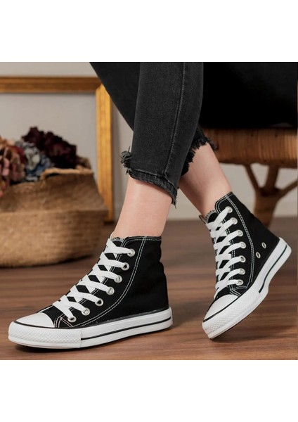 Unisex Sneaker Spor Ayakkabı Siyah fiyatları