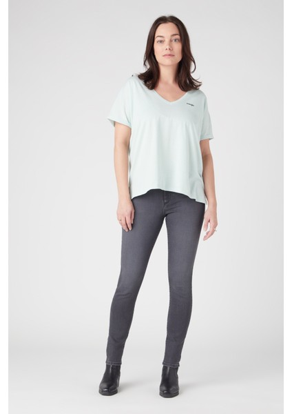 Wrangler Regular Fit Normal Kesim Pamuk V Yaka Tişört