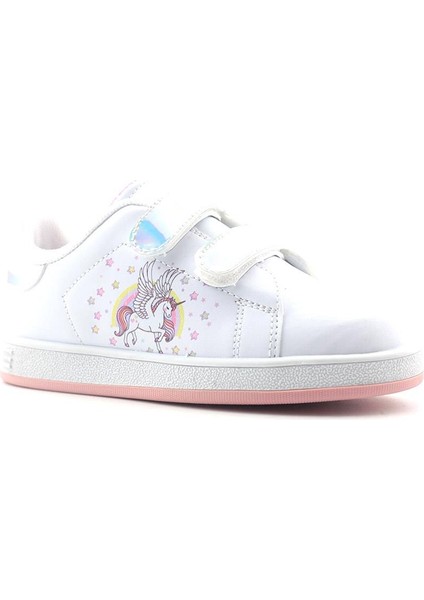 206 Çocuk Patik Spor Ayakkabı Beyaz Pembe Gümüş fiyatları