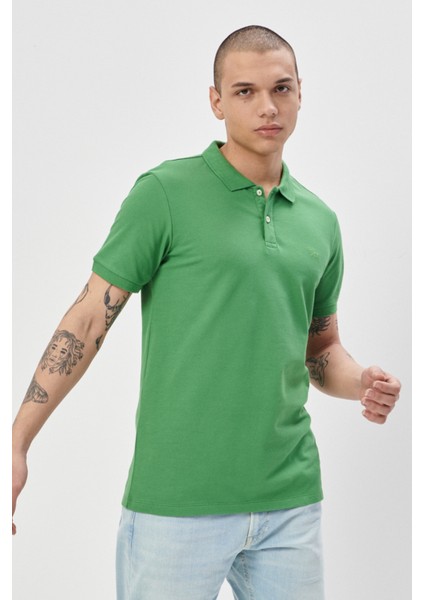 Regular Fit Normal Kesim Polo Yaka %100 Pamuk Tişört