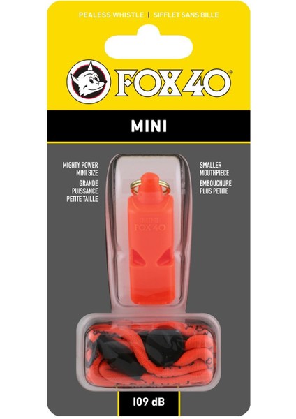 Fox 40 Mini Safety Düdük Turuncu - Ipli 9803-0308