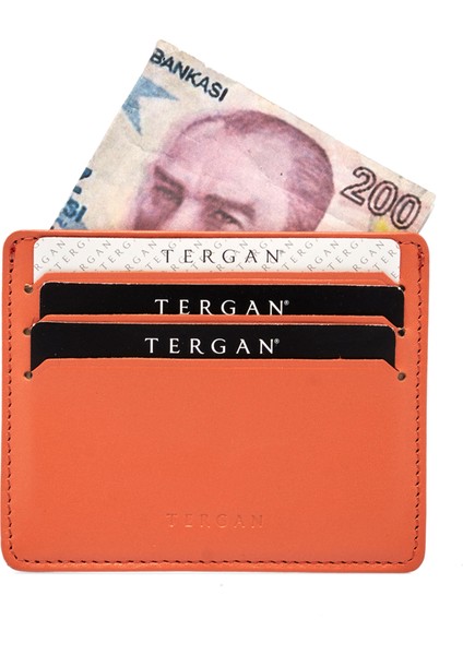 Turuncu Deri Unisex Kartlık 01050L6C modelleri