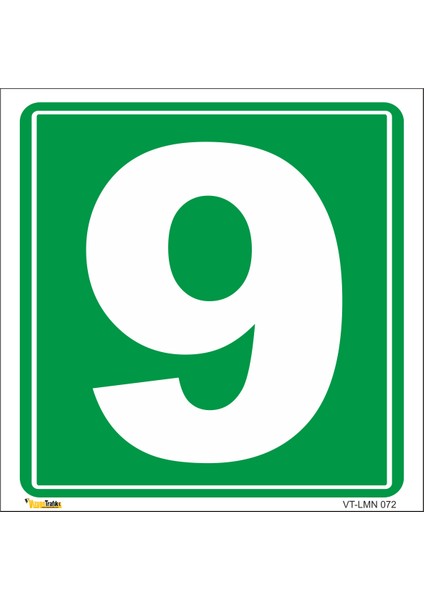 9 Rakam Piktogramı