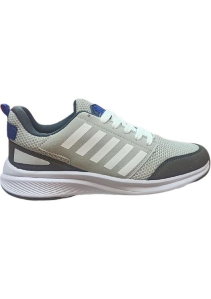 231-1046 Mr. Erkek Gri-Beyaz Sneaker Ayakkabı