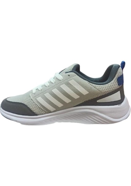 231-1046 Mr. Erkek Gri-Beyaz Sneaker Ayakkabı