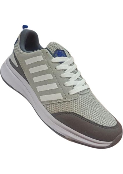 231-1046 Mr. Erkek Gri-Beyaz Sneaker Ayakkabı
