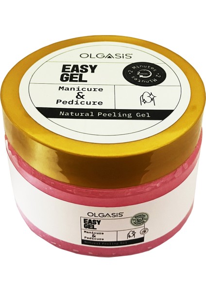 Easy Gel Kolay Manikür & Pedikür Jeli 2 Dakika Manikür & Pedikür Tırnak Besleyici Natural Gel 250 ml