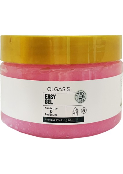 Easy Gel Kolay Manikür & Pedikür Jeli 2 Dakika Manikür & Pedikür Tırnak Besleyici Natural Gel 250 ml