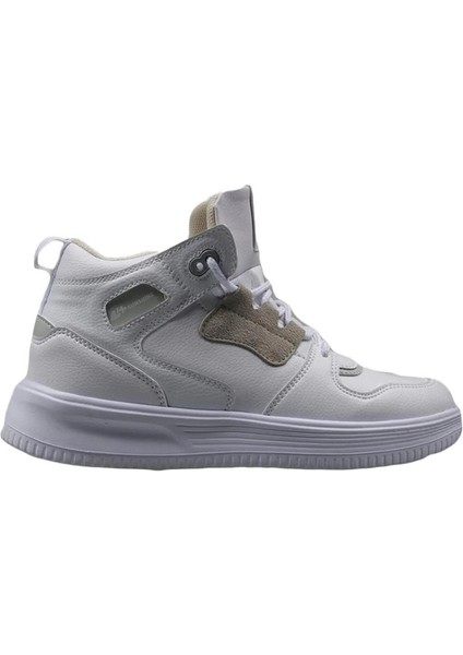 222-2720 Zn Kadın Beyaz Boğazlı Sneaker Ayakkabı