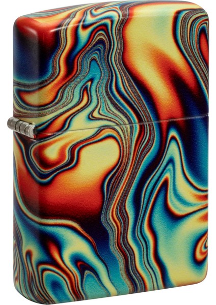 Çakmak Colorful Swirl Tasarımıyla Şık ve Dayanıklı Mat Beyaz Pirinç Alaşım 48612