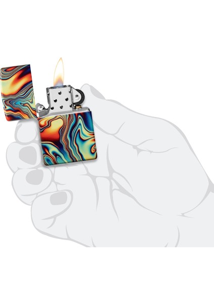 Çakmak Colorful Swirl Tasarımıyla Şık ve Dayanıklı Mat Beyaz Pirinç Alaşım 48612 fırsatları