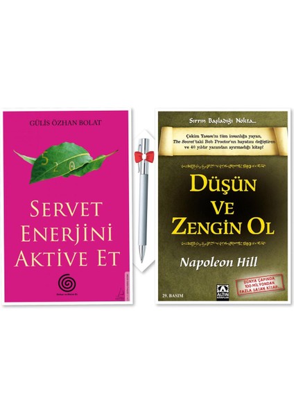 Servet Enerjini Aktive Et - Düşün ve Zengin Ol + Caprice Kalem