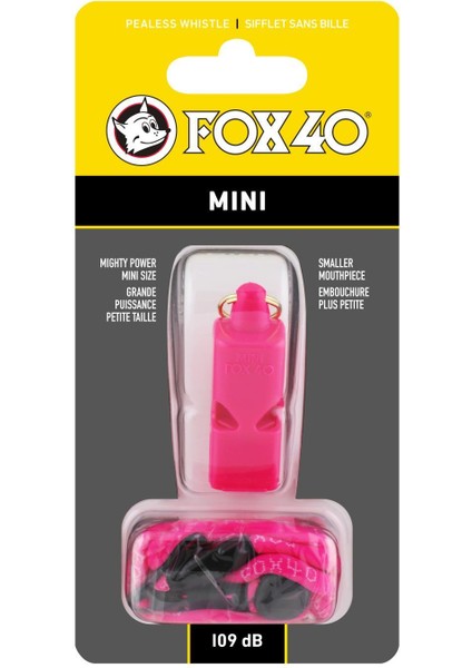 Fox 40 Mini Safety Düdük Pembe - Ipli 9803-0408