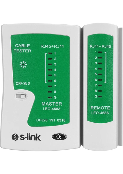 Sl-468 Rj-45,Rj-11 Lüks Kablo Test