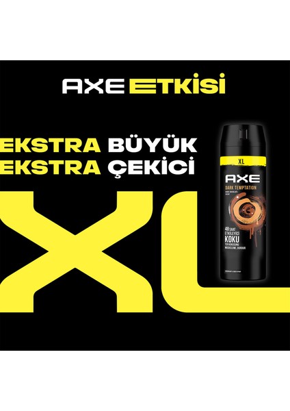 Erkek Sprey Deodorant Dark Temptation XL 48 Saat Etkileyici Koku 200 ml