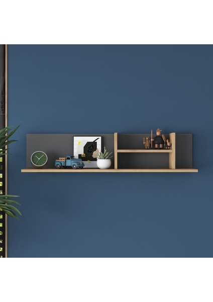 AE103 Dekoratif Duvar Rafı Antrasit - Sepet Ceviz modelleri