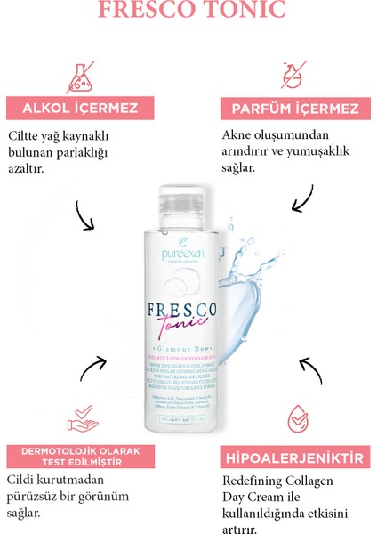 Cosmetıcs Laboratory Günlük Temizleyici Fresco Tonik ve Gündüz Krem Seti fiyatları