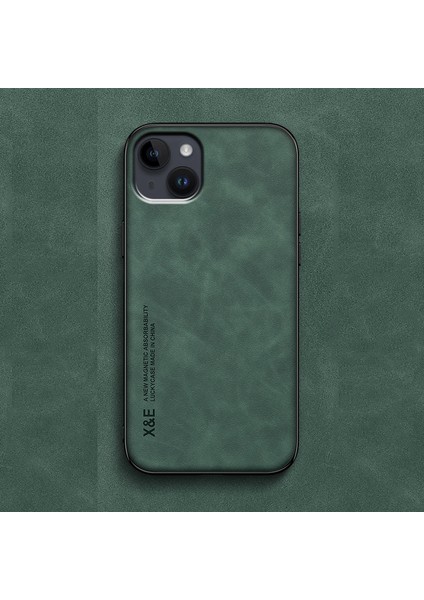 For iPhone 14 Plus Cilt Hissi Manyetik Emme Cep Telefonu Kılıfları (Yurt Dışından)
