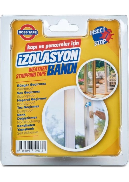 Kapı Altı Izolasyon Bandı 60MMX2,5MT