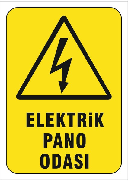 Elektrik Pano Odası Levhası Elk 014