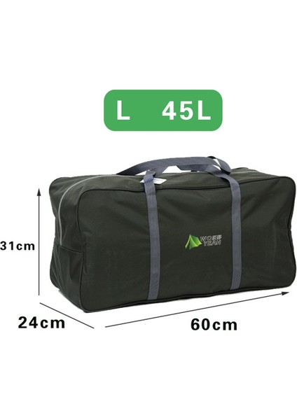 2 Adet Kamp Tente Çadır Depolama Çantası Balıkçılık Ekipmanları Duffle (Yurt Dışından)