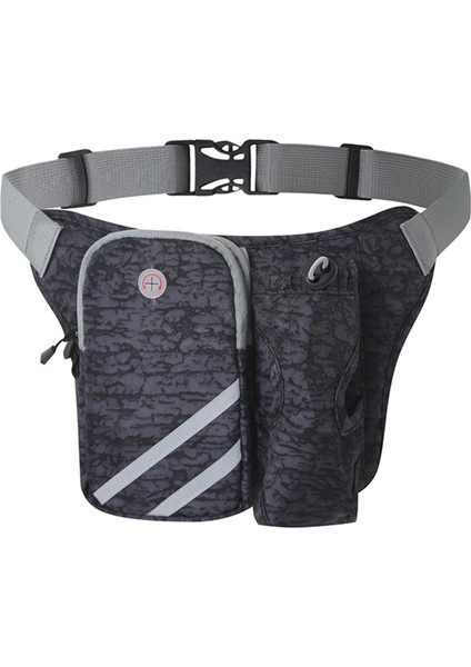 Su Şişesi Tutucu ile Koşu Paket, Siyah Trekking Için Kulaklık Deliği (Yurt Dışından)