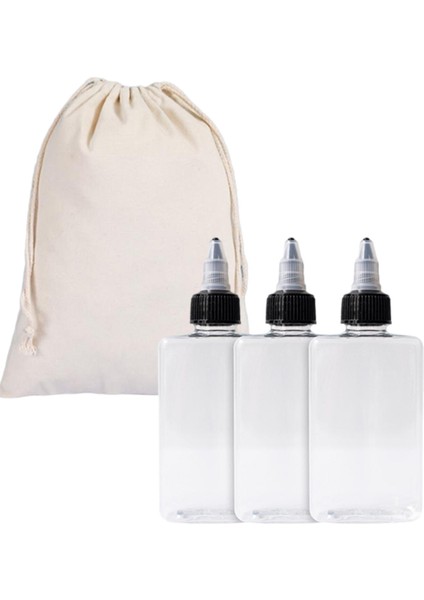 3pcs Taşınabilir Baharat Kavanozları Şeffaf Sos Taşıma Kapları Barbekü Için (Yurt Dışından)