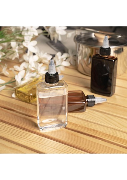 3pcs Taşınabilir Baharat Kavanozları Şeffaf Sos Taşıma Kapları Barbekü Için (Yurt Dışından)